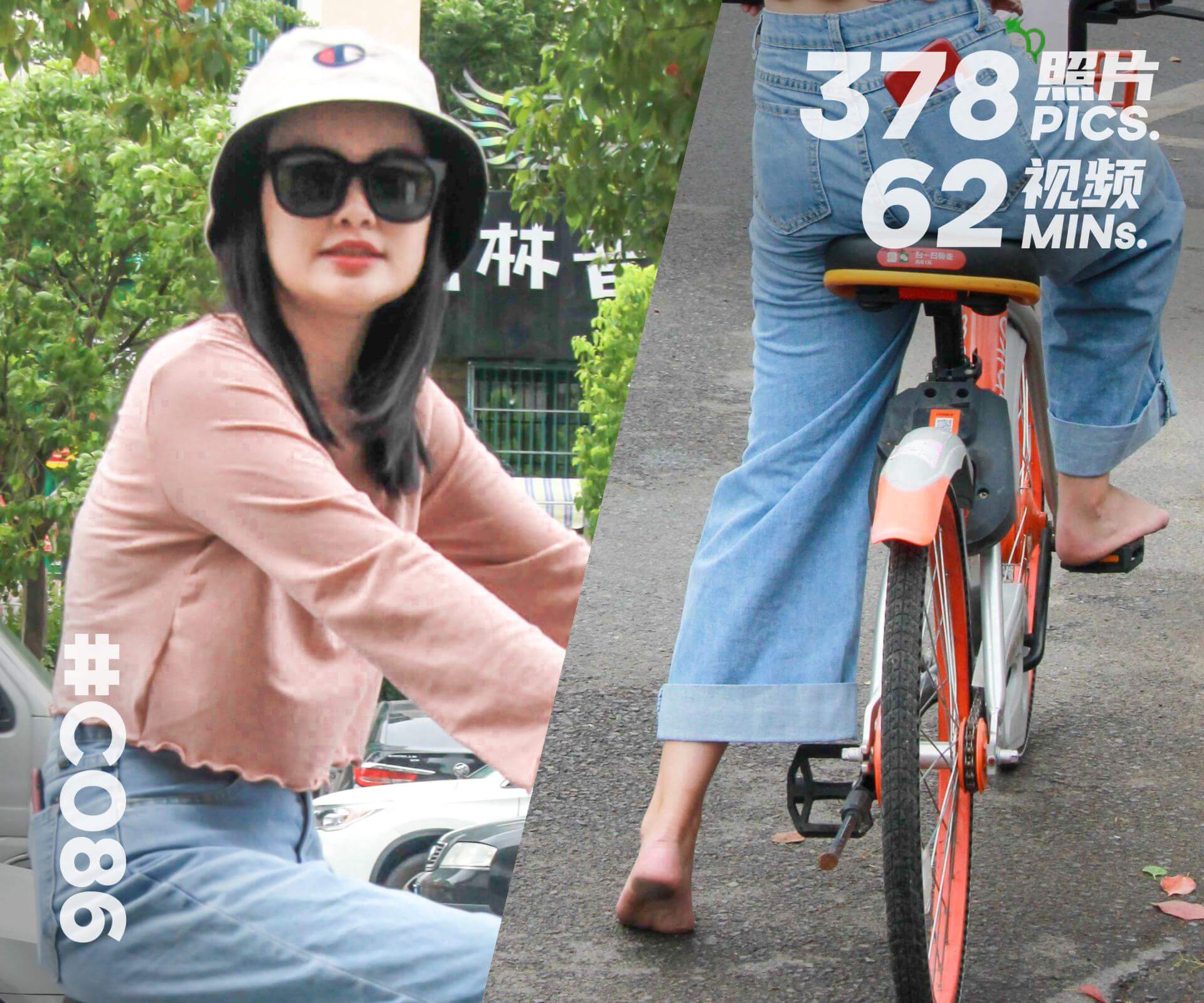 芳芳·赤脚骑自行车