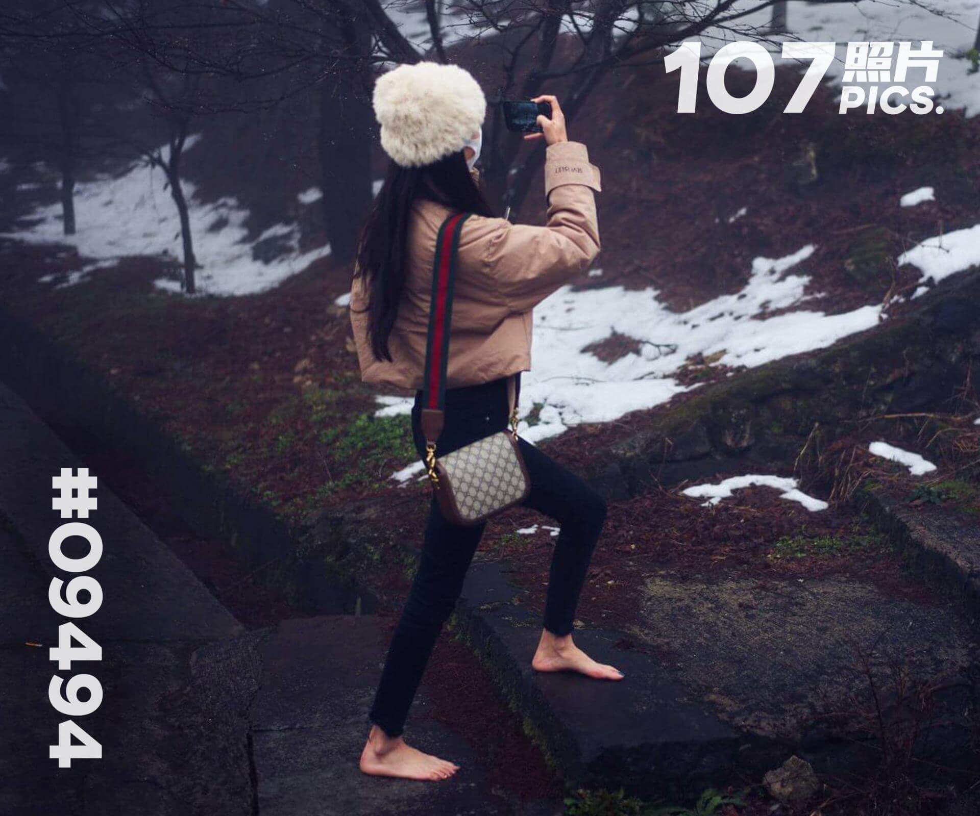 菲菲·冬天上山看雪