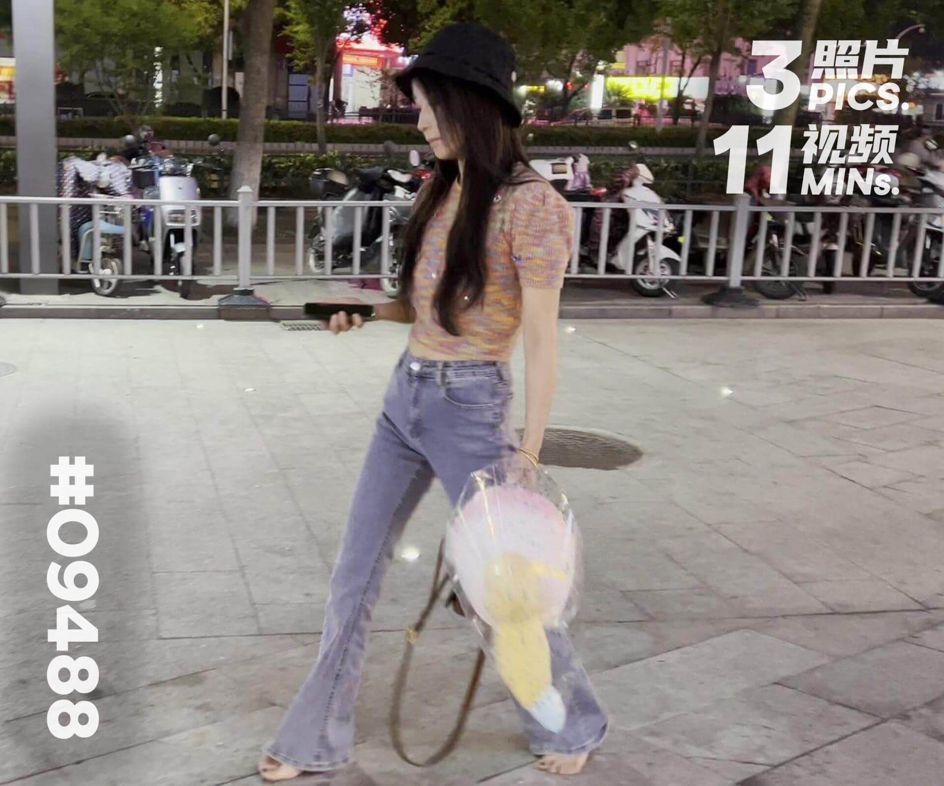 菲菲·赤脚逛街做美甲 (二)